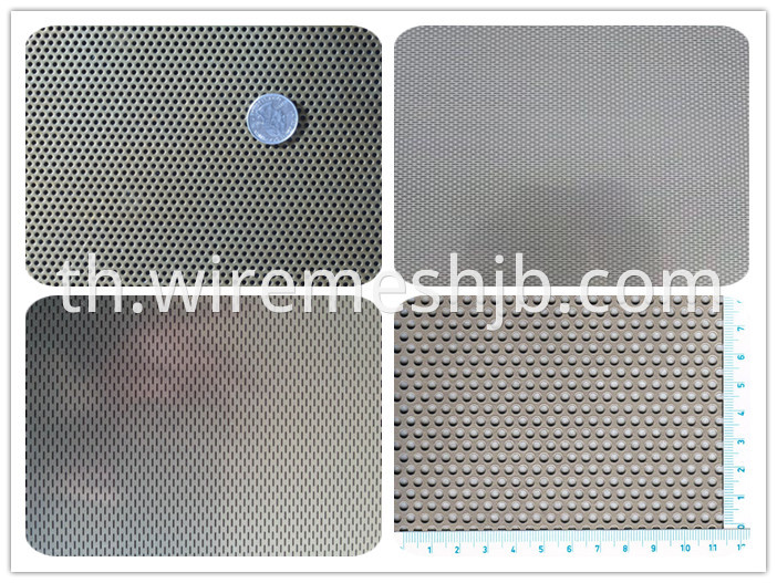 Perforated metal sheet